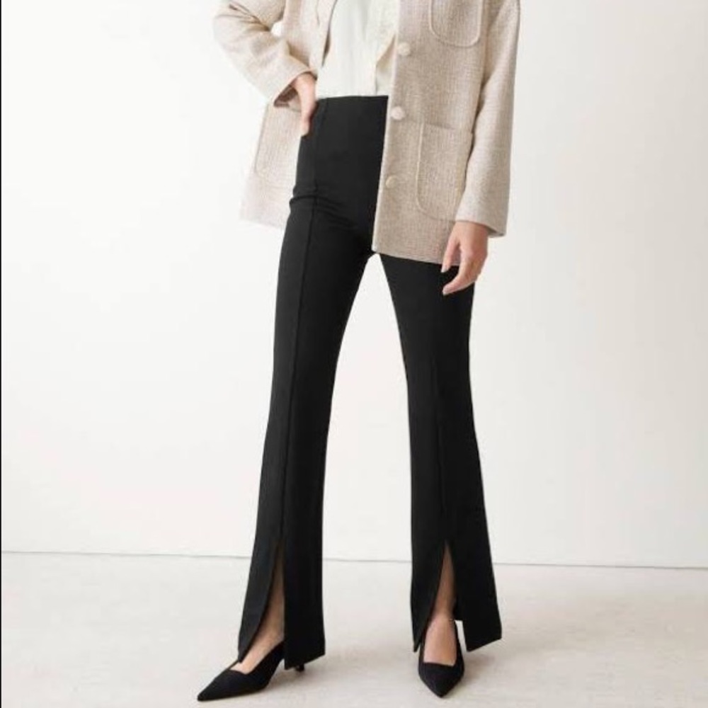 & Other Stories Wool Slit Trouser